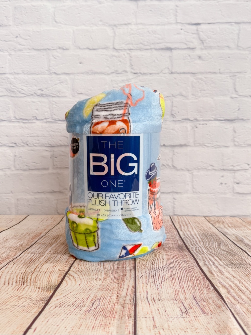 New Texas Margarita The Big One Oversized Supersoft Plush Throw Blanket